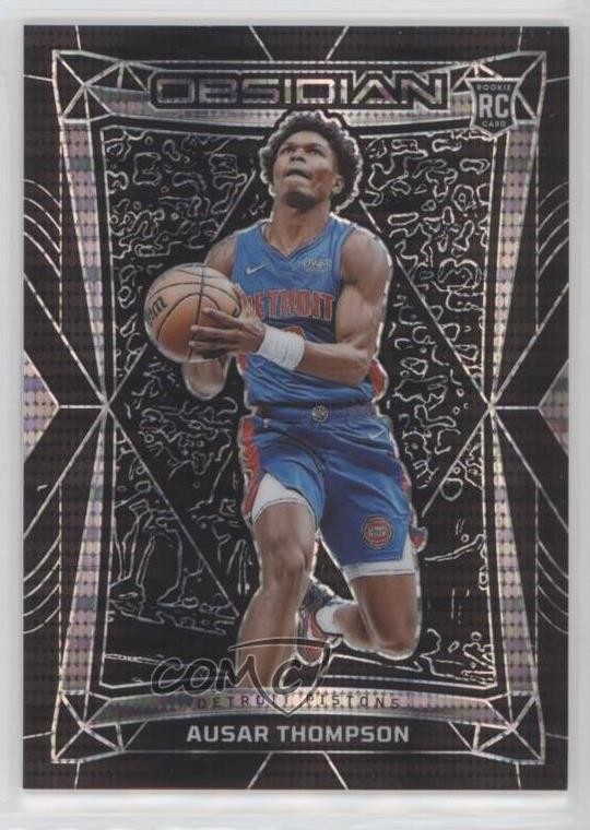 2023-24 Panini Obsidian Electric Etch International Ausar Thompson #58 Rookie RC