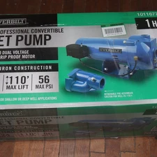 Everbilt 1 HP Convertible Jet Pump HDCWJ10