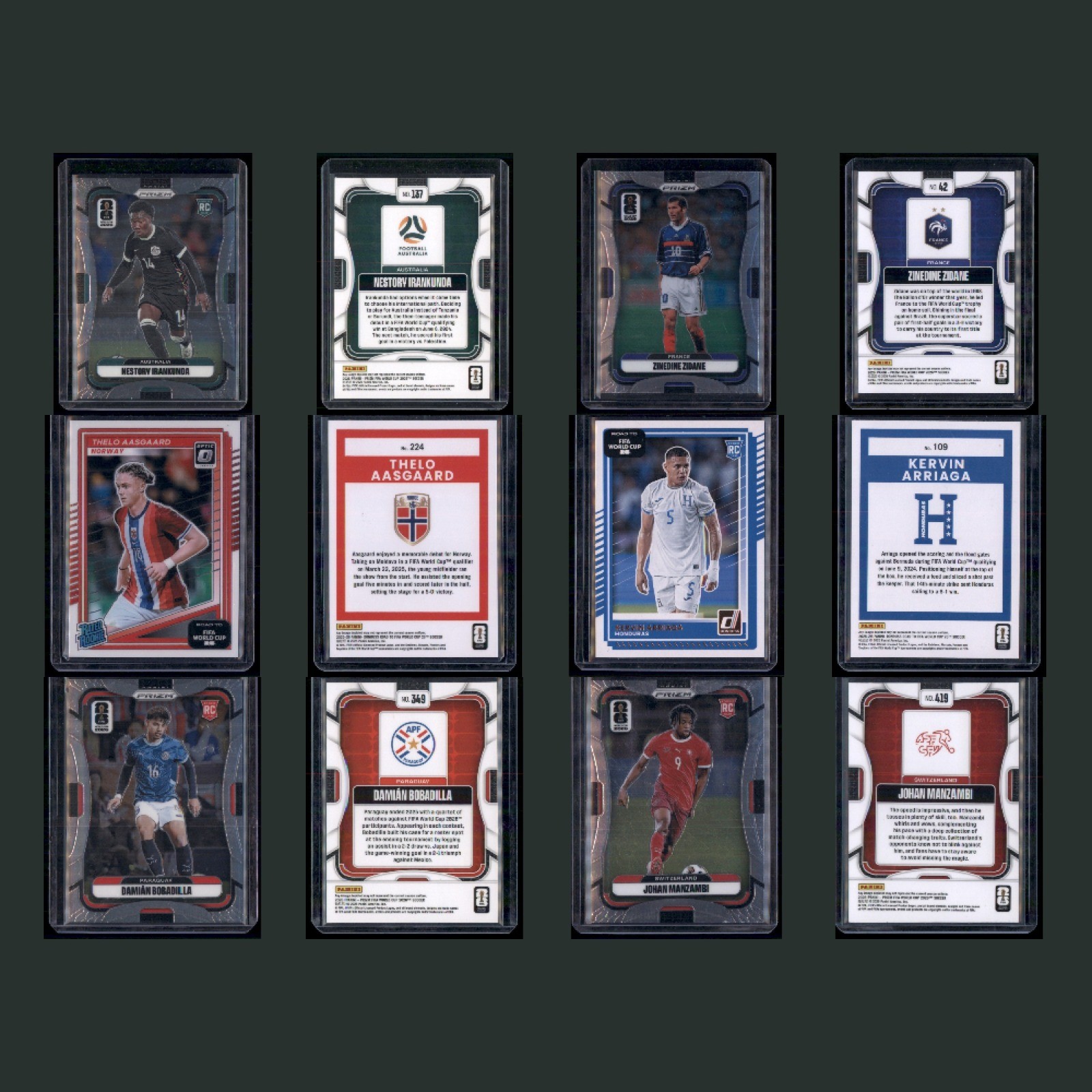 Soccer Card Lot 100 Cards Inserts Color Rookies Topps Prizm Show Ready Toploaded view 13