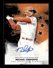 2024 Topps #BSA-MCO Michael Conforto Baseball Stars Autographs Black #/199