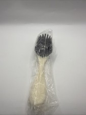 Vintage Unbranded Hair Brush Nylon Bristles Cream/Ivory Brand New Open Plastic
