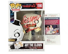 David Howard Thornton signed Funko Pop Art the Clown Terrifier