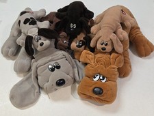 Vintage 1985 Tonka Pound Puppies 2 Large 18"  5 Smaller 8" LOT of 7 Good Shape