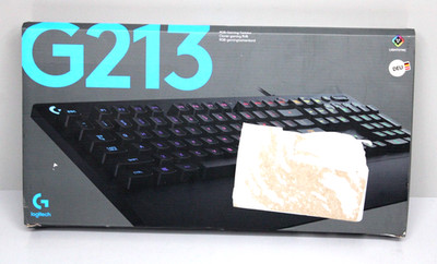 Logitech G G213 Prodigy Gaming Keyboard USB, QWERTZ, RGB-LED, Schwarz NEU
