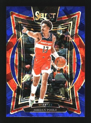 Jordan Poole 2024-25 Panini Select Blue Cracked Ice Prizm #17 | eBay