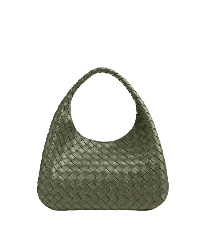 BOTTEGA VENETA Campana Medium $4700 Pickle Top Handle Bag New & Authentic