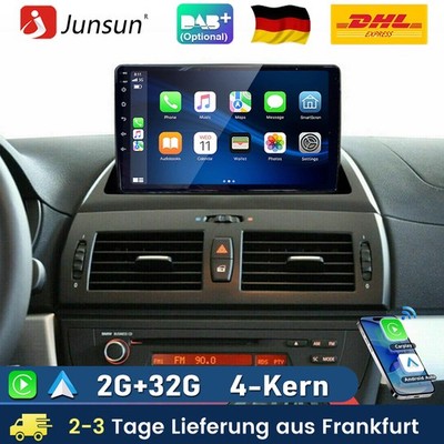 2G+64GB DAB+ Carplay Für BMW X3 E83 2004-2012 Android 14 GPS Navi RDS Bluetooth