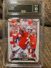 2023 Leaf Draft CJ Stroud #43 Rookie Card Gem Mint 10 Ohio State Buckeyes RC