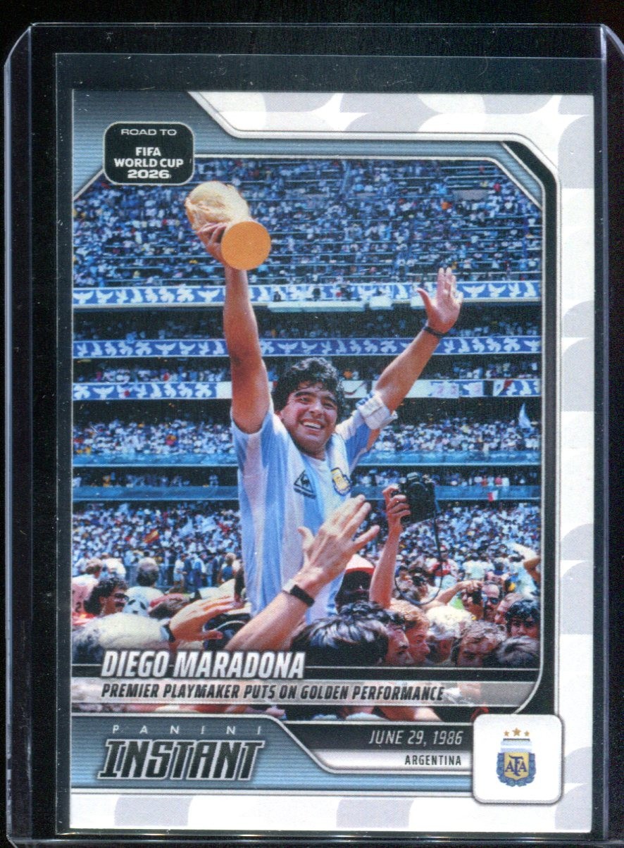 2026 Panini Instant Road to World Cup #18 Diego Maradona /4562 card