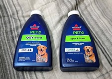Bissel Pet Oxy Boost Liquid Formula Made For Port. Carpet Cleaner 8oz. X2 16oz 