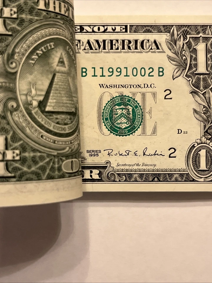 $50 Pack 1995 Consecutive Serial# One Dollar $1 Note Run 11991001 to 11991050 - Image 3 of 4