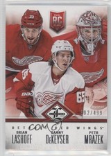 2012 Limited Rookie Redemptions Detroit Red Wings Brian Lashoff Petr Mrazek 2r8