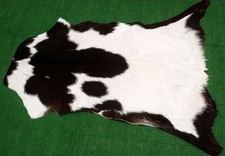 Neu Ziegenfell Teppich Haar auf Vorleger Größe 34"x22" Tierleder Ziegenfell G468