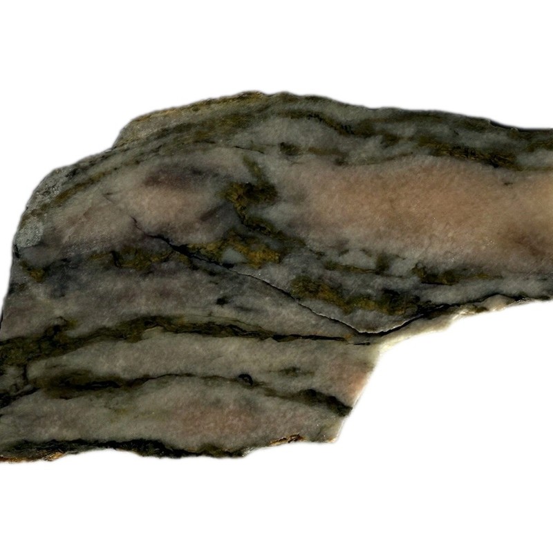 PINK MARBLE IN SERPENTINE SLAB ~ 90 grs / rough agate jasper mineral rock cab