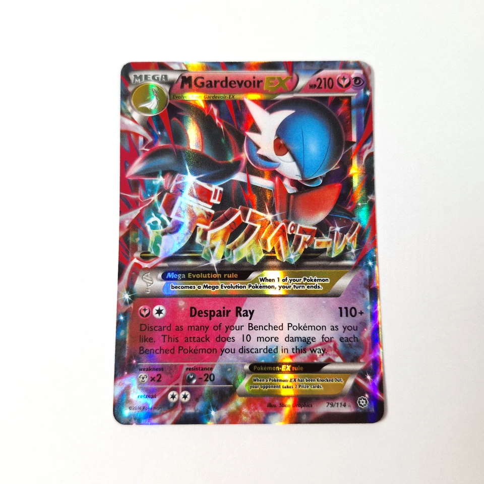 Pokemon TCG M Gardevoir EX 79/114 XY Steam Siege Ultra Rare Holo NM Mega - Image 3 of 4