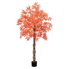 Nearly Natural 5-ft Autumn Vibrant Maple Artificial Fall Tree