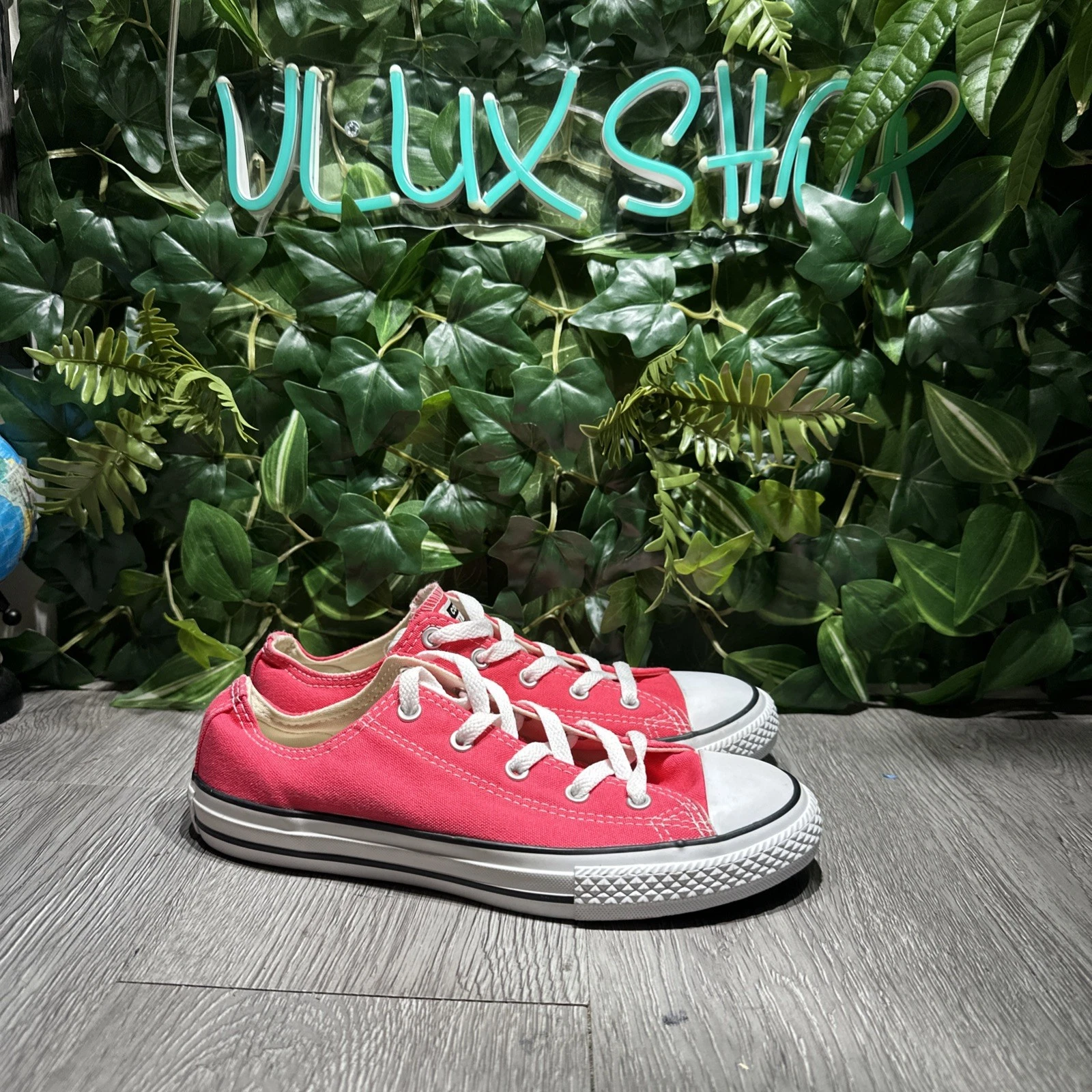 Sneakers basse Converse All Star Junior rosa caldo 664464F taglia 4 W 6