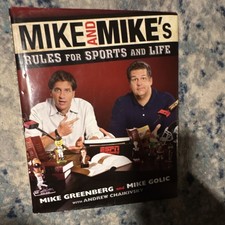 Mike and Mike's Rules for Sports and Life Hardcover by Greenberg Golic Chaikivs…