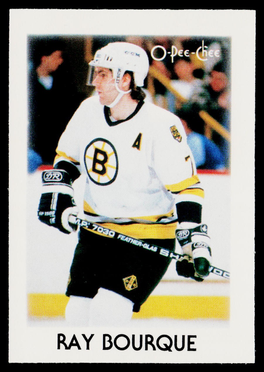 1987-88 O-Pee-Chee Minis #4 Ray Bourque