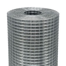 Hardware Cloth 1/2 in. x 50 ft. 50 19 Gauge Galvanized Wire Mesh Roll Salmut