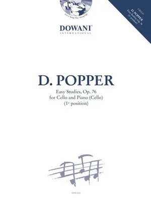 Easy Studies, Op. 76 | for Cello and Piano (Cello) | David Popper | Buch + CD