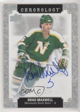 2018-19 Upper Deck Chronology Franchise History Brad Maxwell #FH-MN-MA Auto 2u9