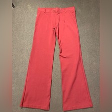 Betabrand Burgandy Classic Dress Pant Yoga Pants Boot Cut Size Large