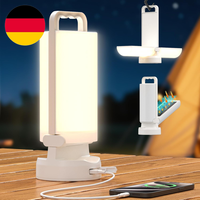 eventek Solar Campinglampe 8000Mah, Ultrahelle Faltbare LED Camping Licht Mit 3