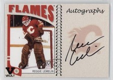 2004 ITG Franchises Canadian Edition Vault Black Reggie Lemelin #A-RLM Auto 2a8