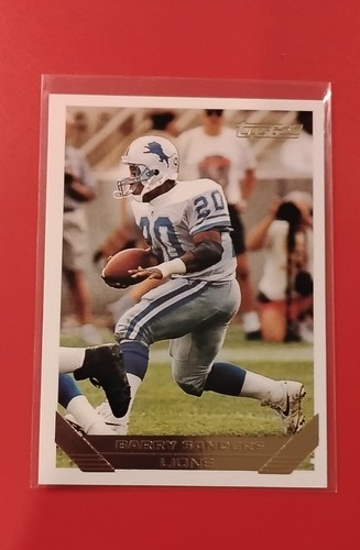 Barry Sanders [Gold] #190 1993 Topps card