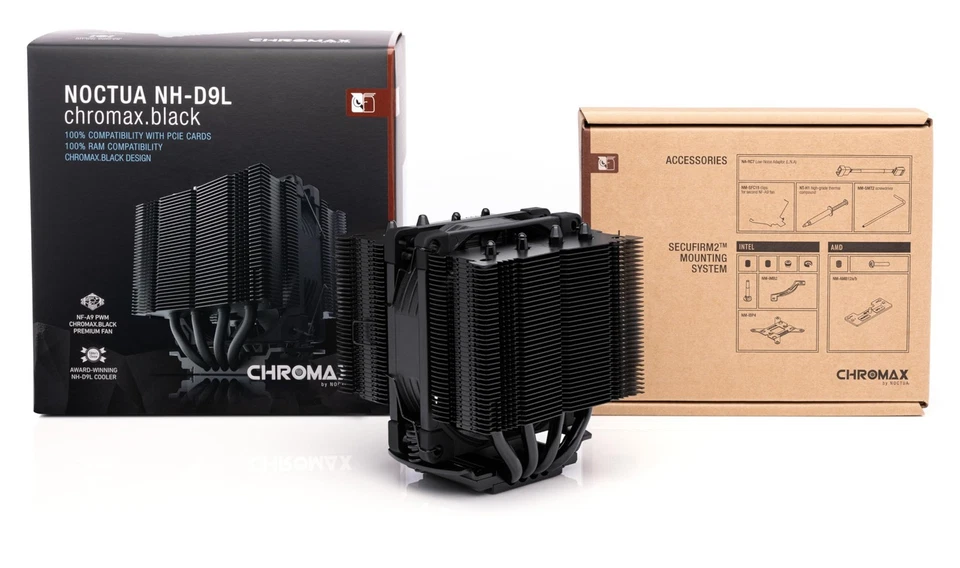 chromax.Black CPU Cooler with NF-A9 92mm Fan, Low-Noise Heavy Duty - Image 3 of 4