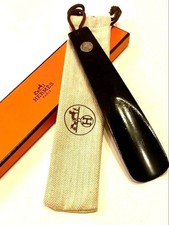 Herm s Shoe Horn Serie Wood Shoe Horn Logo color Black USED