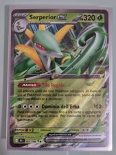 Carta Pokemon Serperior Ex 003/086. Luce Nera. Mint.