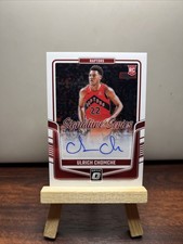 2024-25 Panini Optic RC Ulrich Chomche Auto Signature Series RAPTORS