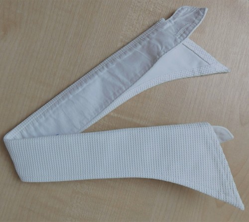 Vintage collar Jermyn Street Shirtmakers size 14 textured detachable white - Picture 2 of 3