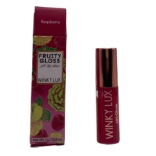 Winky Lux, Lipgloss Fruity Gloss, Raspberry, 0.03oz/1g
