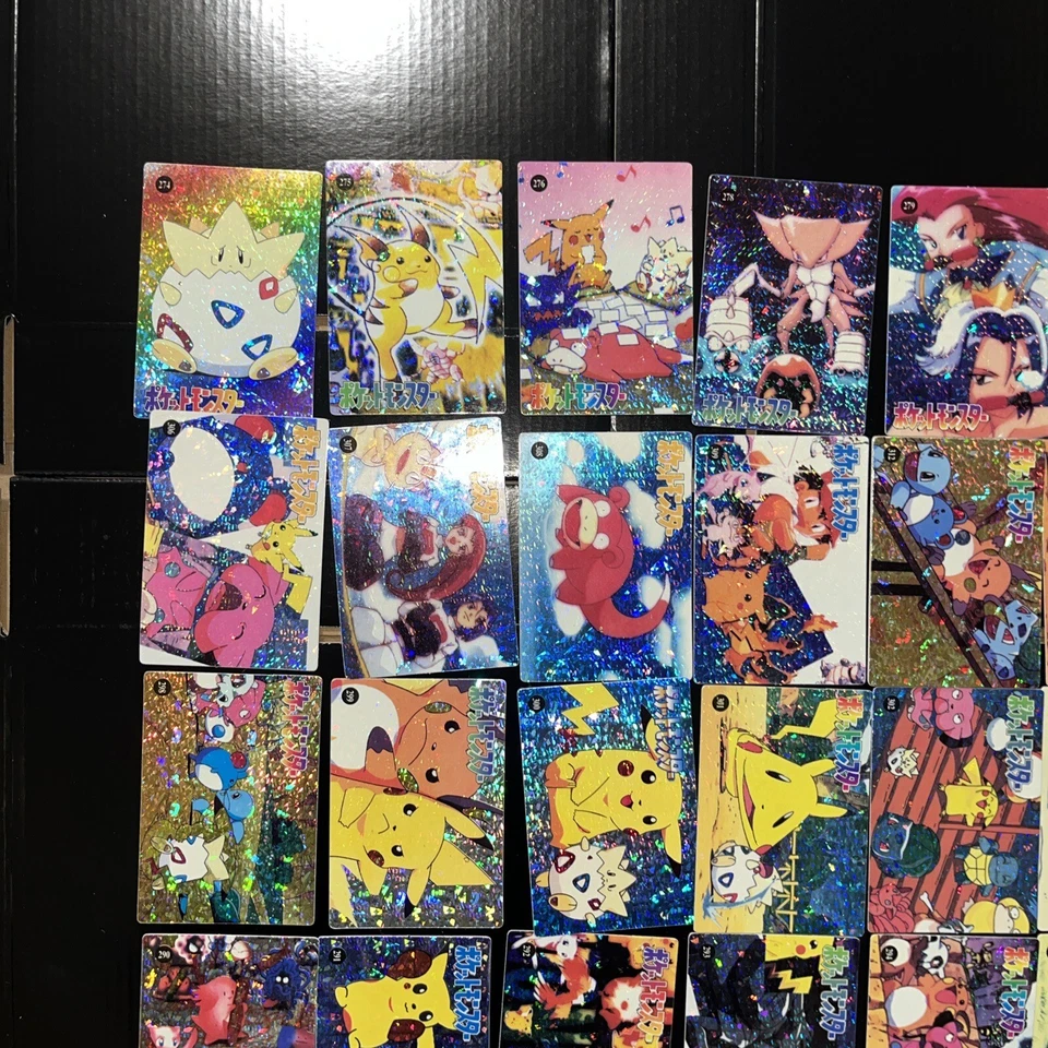 Pokemon Vintage Pocket Monsters Vending Adesivo de Prisma HOLO (43 Cartas) Conjunto Raro - Imagem 3 de 4