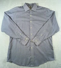 Brooks Brothers Dress Shirt Mens 16 1/2-4/5 Non-Iron Regent 100% Cotton