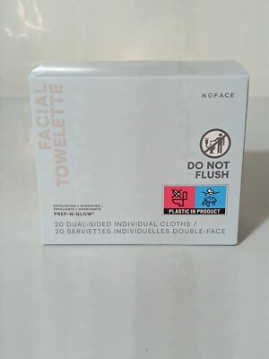 NuFACE Prep-N-Glow Facial Towelette (20 Cloths)