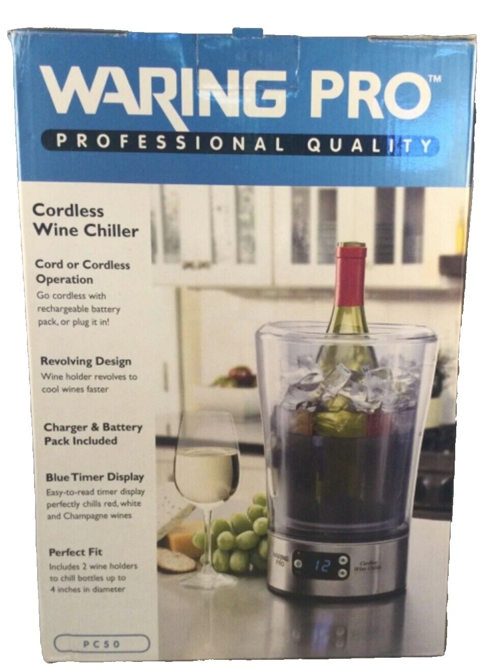 Cubetas para hielo Waring Cromo y Ventiladores