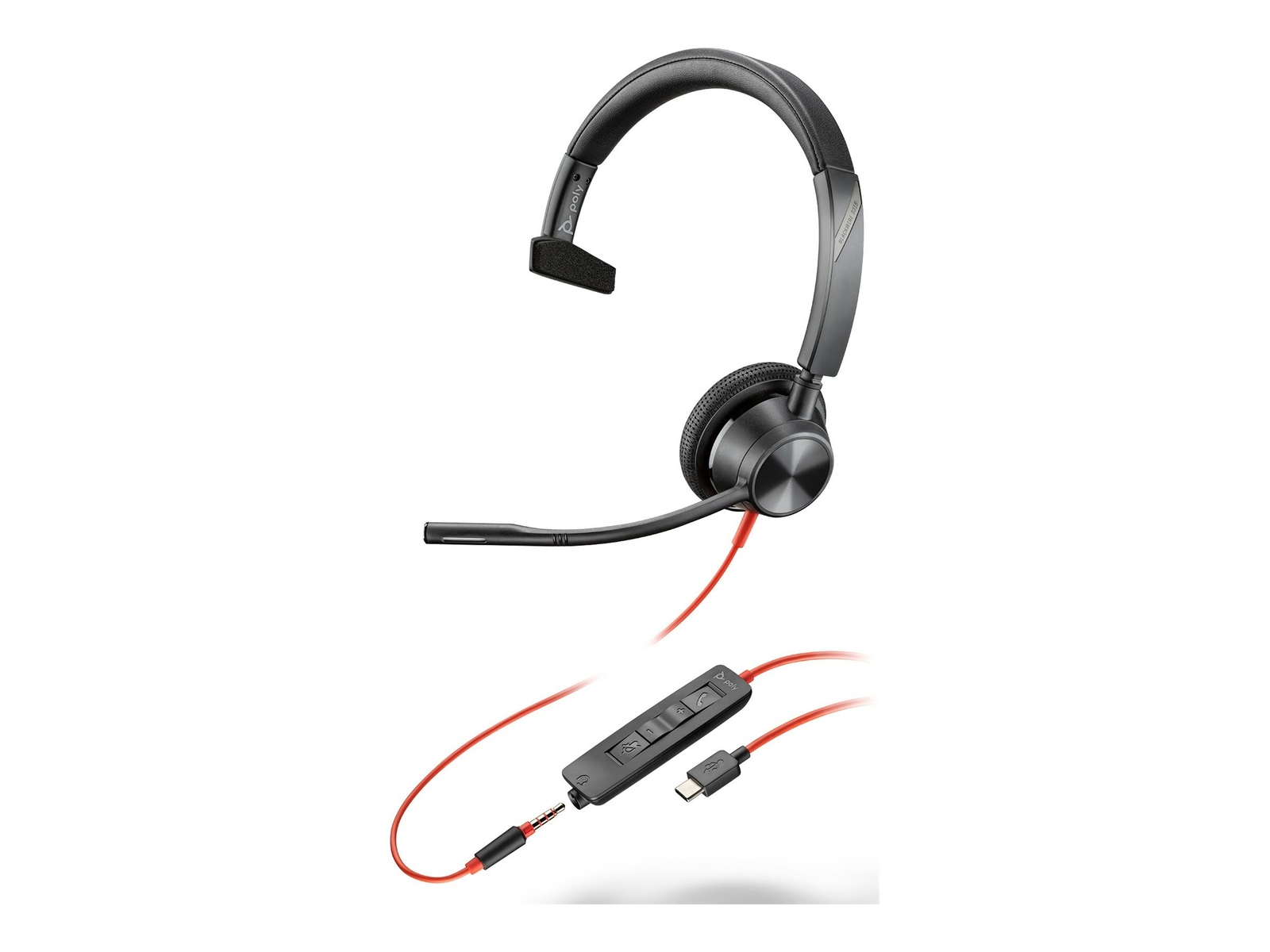 HP Poly BW 3315 USB-C HS+3.5mmP+USB-C/A Cuffia 8X217AA