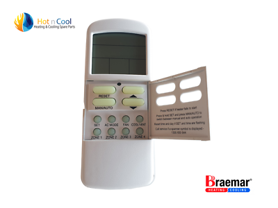 Braemar Spectrolink Controller Braemar Gas Ducted Heating Not