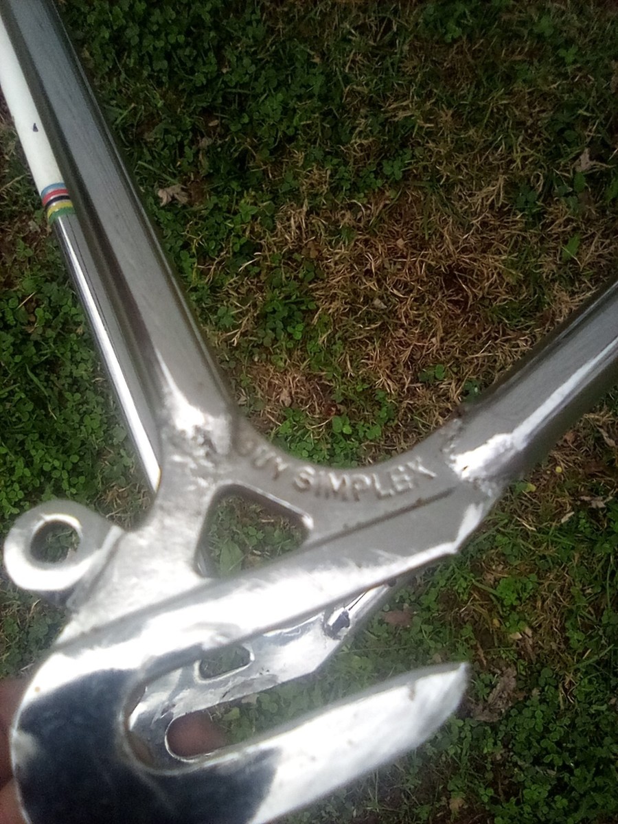 Cadre Vélo Vintage Jeunet Franche-Comté - Acier - 700C - Tige Fourche Incluse - France