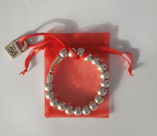 de 50 - Pulsera de bolas bañada en plata (producto original) eBay