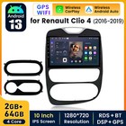 2+64G Android 13 For Renault Clio 4 2016-2019 Apple Carplay Car Radio GPS Nav BT