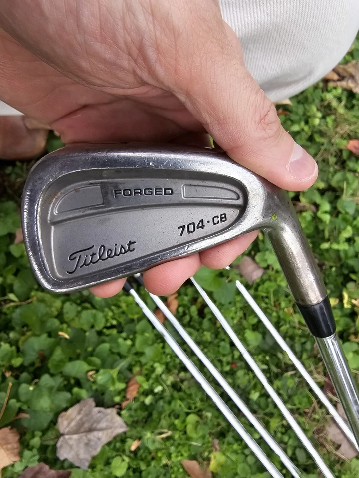 Empuñaduras envolventes Titleist 704 3-9 hierros DG X100 ejes Golf Pride Foto 4 de 4
