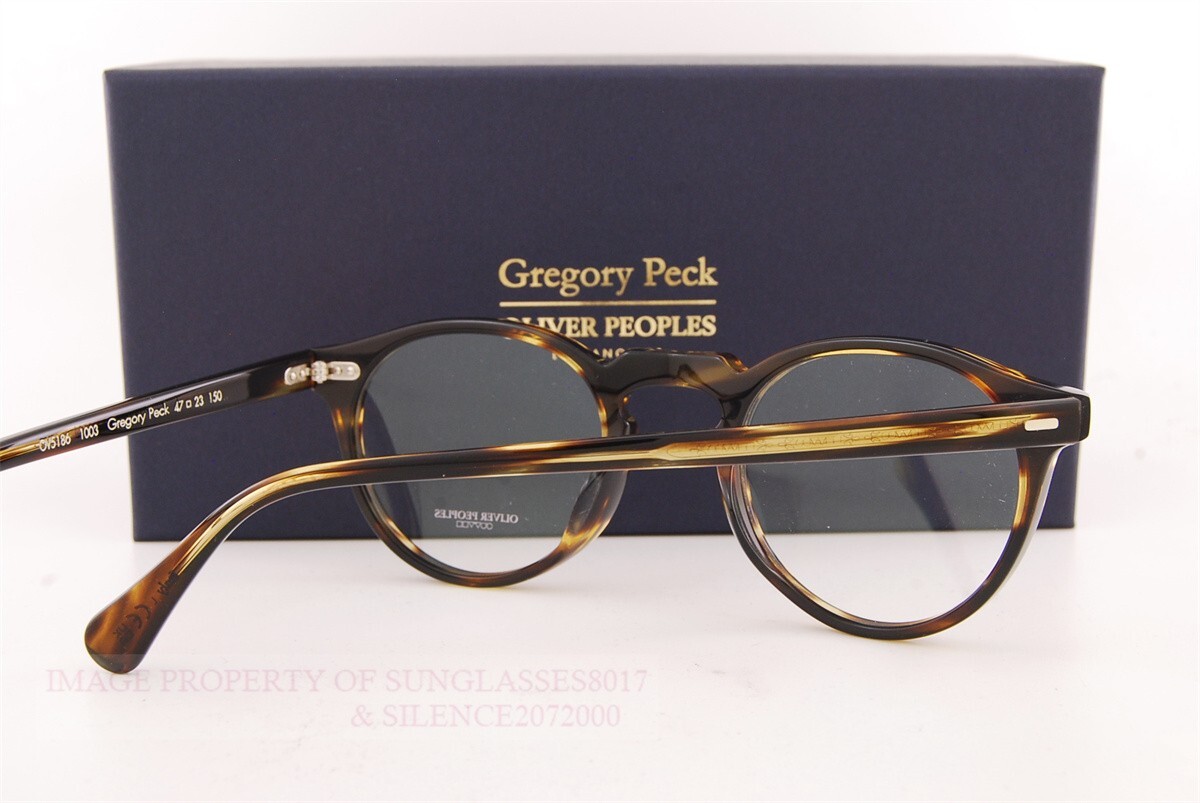 パーフェクトONE75ｇ×47箱 Brand New Oliver Peoples Eyeglass Frames Gregory Peck OV 5186 1003