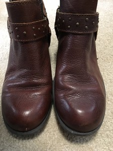 boc leather ankle boots