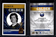 2022-23 UPPER DECK SERIES 2 POWER FOR CALDER GOLD CC-11 OWEN POWER
