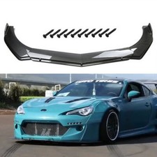 For Scion Frs 2013-2016 Carbon Fiber Style Front Bumper Lip Spoiler Body Kit